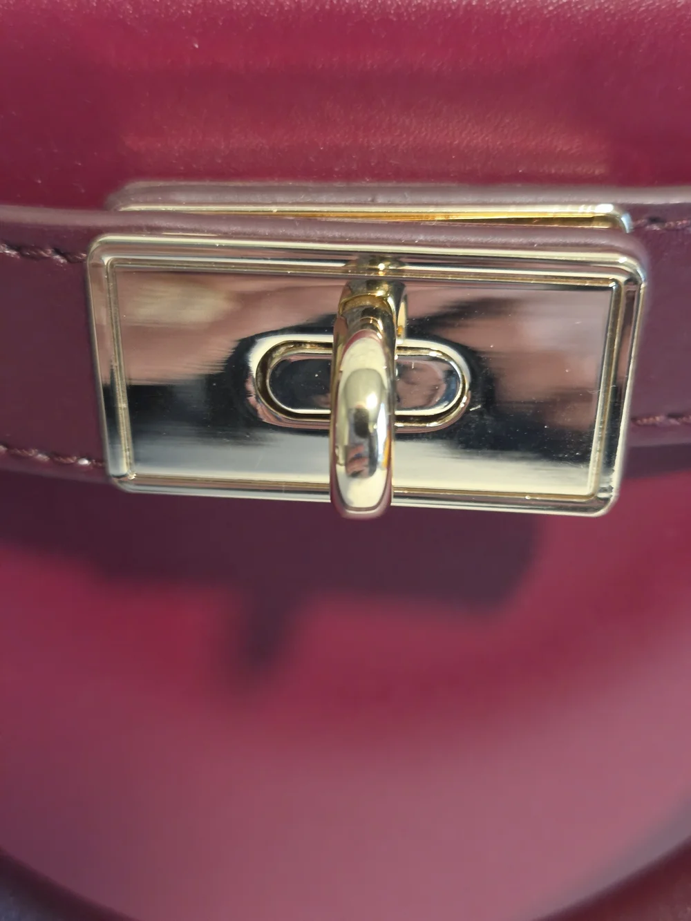 ✨ Michael Kors Bordeaux Leather Satchel/Top Handle Crossbody Bag ✨